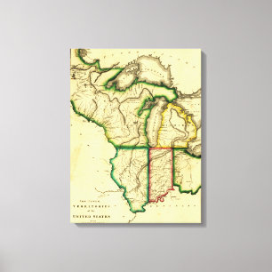 Mittelwesten in der vereinigten StatesPanoramic Leinwanddruck