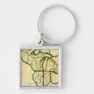 Mittelwesten in der vereinigten StatesPanoramic Schlüsselanhänger