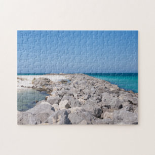Mitten in der Muschel Jetty Jigsaw Puzzle