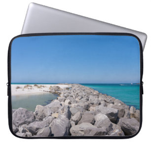 Mitten in der Muschel Jetty Laptop Sleeve Case