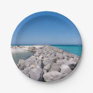 Mitten in der Muschel Jetty Paper Teller