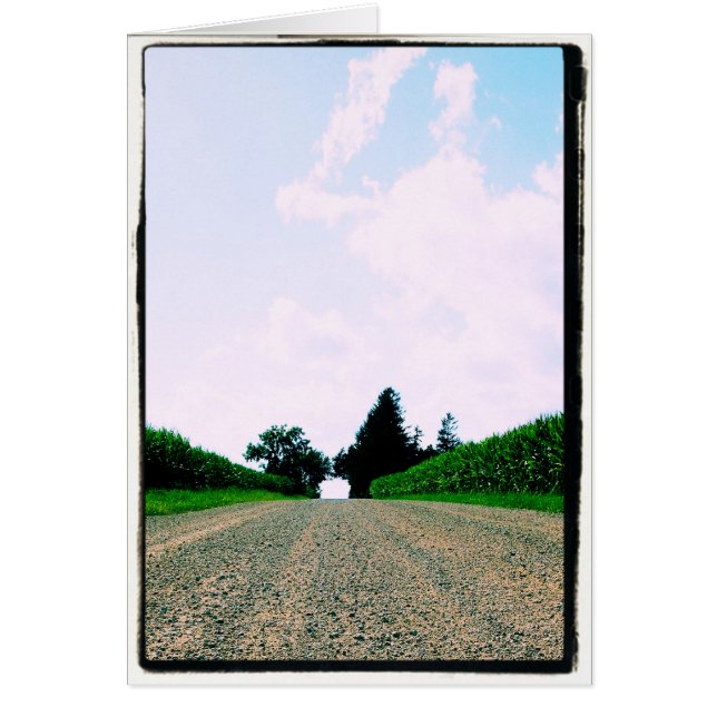 Mitten in der Straße behalten - Schriftenkarte (Vorne)