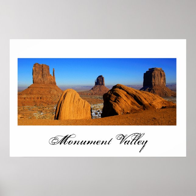 Mittens 2009 copy, Monument Valley Poster (Vorne)