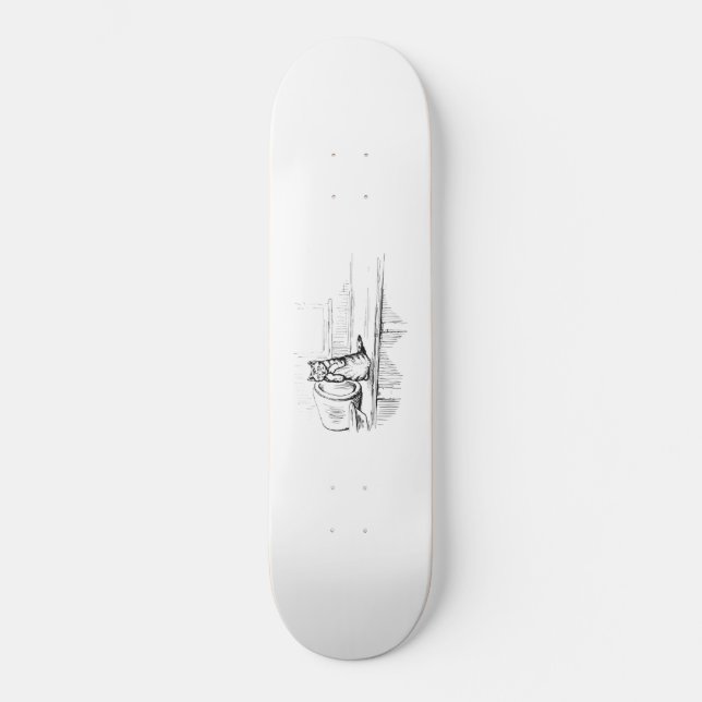 Mittens das Kätzchen (Angstkatze) (Beatrix Potter) Skateboard (Vorderseite)