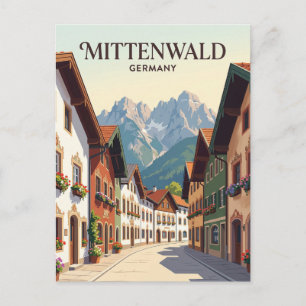 Mittenwald Deutschland Postkarte
