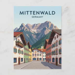 Mittenwald Deutschland Postkarte