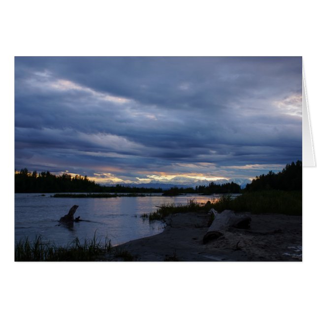 Mitternacht Alaska Sunset (Vorderseite (Horizontal))