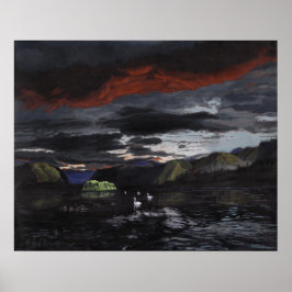 Mitternacht am Yukon River: Poster