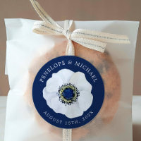 Mitternacht Anemone | Save the Date Hochzeit