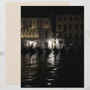 Mitternacht auf dem Scrapbook zum Canal Grande