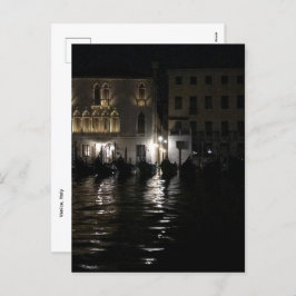 Mitternacht auf der Postkarte des Canal Grande