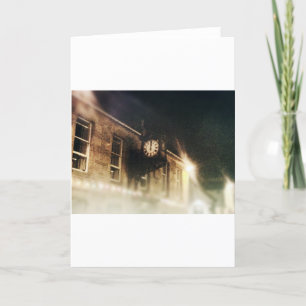 Mitternacht auf Hogmanay Feiertagskarte