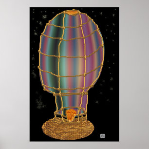 Mitternacht Balloon Ride Poster