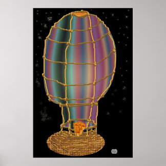 Mitternacht Balloon Ride Poster