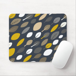 Mitternacht-Blätter Mousepad