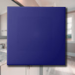 Mitternacht Blau Solid Color | Classic | elegant Fliese<br><div class="desc">Mitternacht Blau Solid Color | Classic | elegant | Trendy | Stilvoll | Geschenk</div>