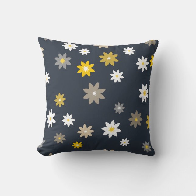 Mitternacht Bloom 3 Kissen (Vorderseite)