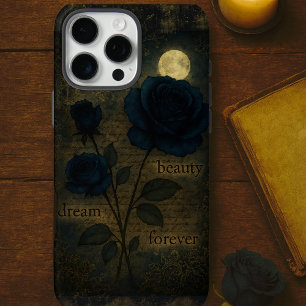Mitternacht Bloom Gothic Rose Vintag iPhone 16 Pro Max Hülle
