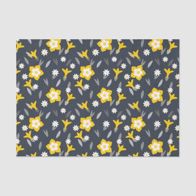 Mitternacht Bloom Seidenpapier (Vorderseite)
