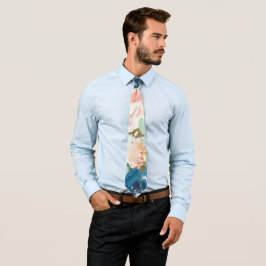 Mitternacht Blooms Wedding Attire Neck Tie Krawatte