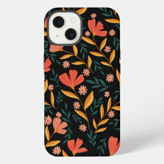Mitternacht Blossom Floral iPhone Case 13 Hülle