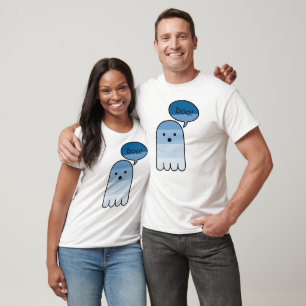 Mitternacht Blue Boo Ghost T-Shirt