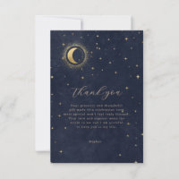 Mitternacht Blue Celestial Quinceanera Vielen Dank