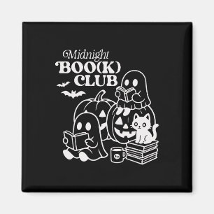 Mitternacht Boo(k) Club Halloween Geister lesen Bu Magnet