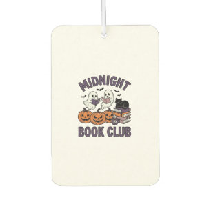 Mitternacht Buchclub Halloween-Lesedesign_1 Autolufterfrischer