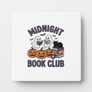 Mitternacht Buchclub Halloween-Lesedesign_1 Fotoplatte