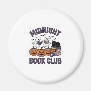 Mitternacht Buchclub Halloween-Lesedesign_1 Magnet