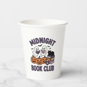 Mitternacht Buchclub Halloween-Lesedesign_1 Pappbecher