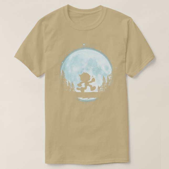 Mitternacht Catwalk Blue Moon T-Shirt (Design vorne)