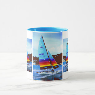 Mitternacht Cowboy Hobie Segelboot Tasse