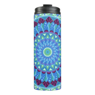 Mitternacht Dreams Mandala Thermosbecher