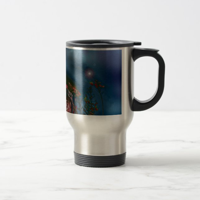 Mitternacht Fantasy Travel Mug Reisebecher (Rechts)
