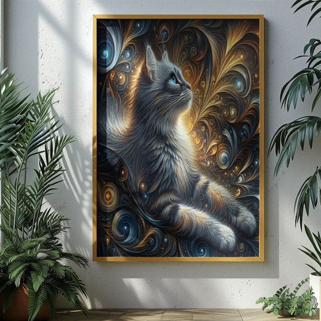 Mitternacht Feline Elegance Poster (Von Creator hochgeladen)
