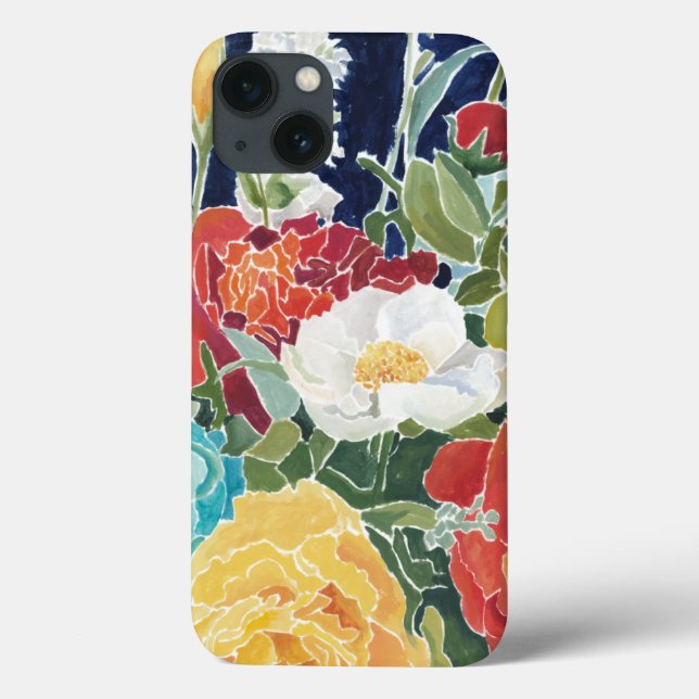 Mitternacht Florals I Case-Mate iPhone Hülle (Rückseite)