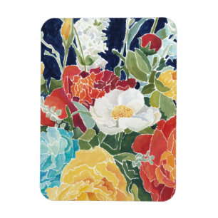 Mitternacht Florals I Magnet