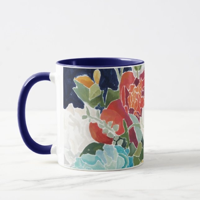 Mitternacht Florals I Tasse (Links)