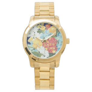 Mitternacht Florals II Armbanduhr