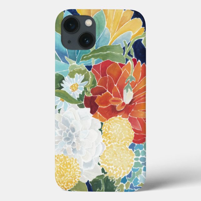 Mitternacht Florals III Case-Mate iPhone Hülle (Rückseite)