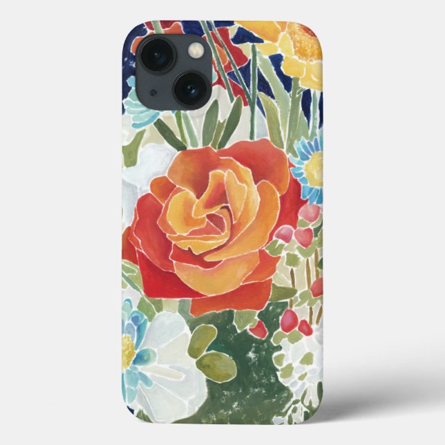 Mitternacht Florals IV Case-Mate iPhone Hülle (Rückseite)