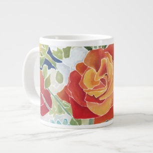 Mitternacht Florals IV Jumbo-Tasse