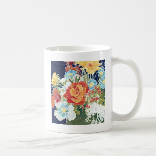 Mitternacht Florals IV Tasse (Rechts)