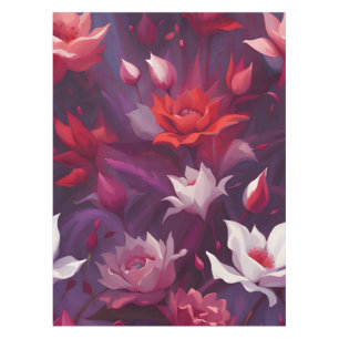 Mitternacht Garten Blumen Serenade Tischdecke
