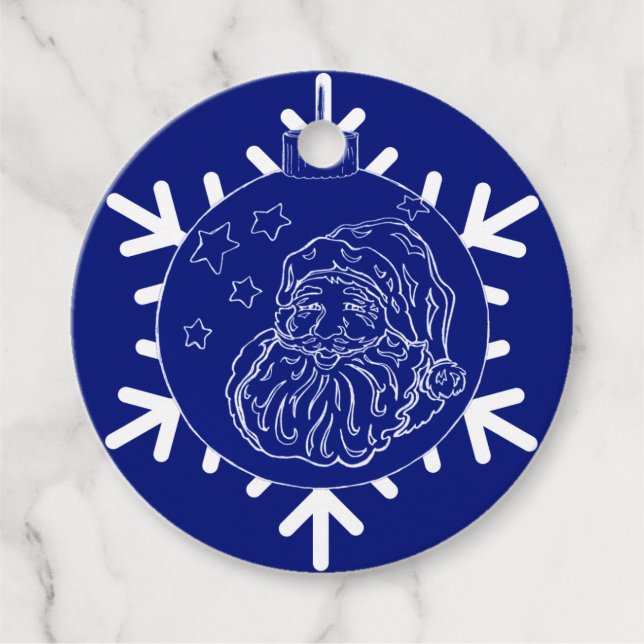 Mitternacht Geschenkanhänger (Vorderseite)