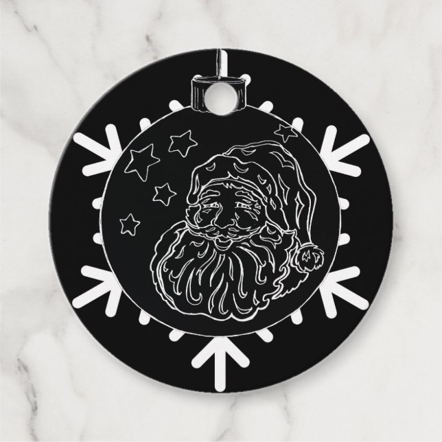 Mitternacht Geschenkanhänger (Vorderseite)