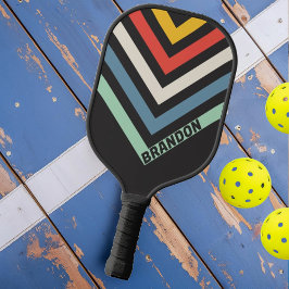 Mitternacht gestreifter Nostalgischer Vintager Zic Pickleball Schläger