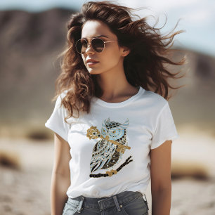 Mitternacht Großer Hornhahn T-Shirt